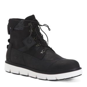 Mens Timberland Raywood EK 6in Full Grain Leather Boots Black